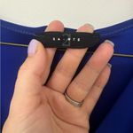 Blue Asymmetrical Neck Dolman‎ Sleeve Bodycon Dress Size L Photo 2