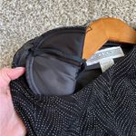 Jessica Howard Vintage Black Silver Metallic Studded Mini Dress Party NYE 12 Photo 5