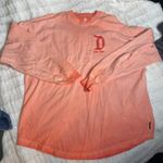  Disneyland Ombre Pink Peach Glitter‎ Longsleeve Spirit Jersey Medium Photo 0