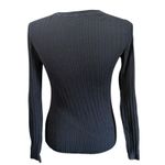 Tommy Hilfiger Cable Knit Sweater Black Long Sleeve Crewneck Small S/P Photo 4