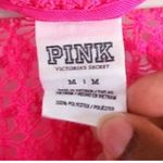 Victoria's Secret Victoria’s Secret Pink Embroidered Sleeveless Sheer Workout Top – Size Medium Photo 5