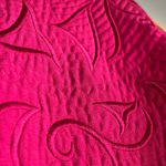 VINTAGE 80’s 90’s pink unique maxi sheath dress quilted embroidered formal Size M Photo 5