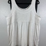 Susan Graver  | Elegant White Knit Tank Top Photo 0