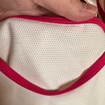 Nike  Dri-Fit Women's White, Hot Pink & Navy Blue Sports Bra Top Size Small Photo 11