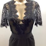 Goodtime Size Large Elegant Black Lace Jumpsuit. Preloved Photo 3