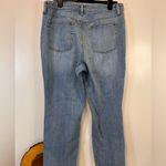 Talbots  Modern Ankle Blue Jeans with Pink Side Stripes Women’s Size 14 Photo 1