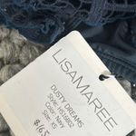 NWT LisaMaree Swim Dusty Dreams Bikini Top Navy Size XS Blue Photo 3