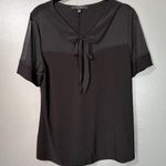 Atelier 29 Women's Black Sheer Whimsygoth Blouse Photo 0