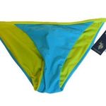 U.S. Polo Assn. Bikini Bottom L (11-13) Turquoise & Neon Green NWT Photo 0