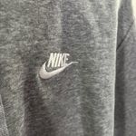 Nike Embroidered Logo Heather Gray Hoodie Size Small Photo 3
