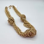 Charter Club Multi-Chain Knotted Collar Necklace in Gold-Tone NWT MSRP $45 Photo 0