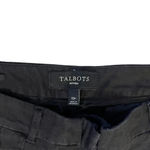 Talbots  Petite Women's Size 10 Black Bootcut‎ Chino Office Wear Pants Photo 1
