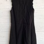 Foxiedox Black Scallop V-neck Shift Mini Dress Photo 7