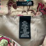 East 5th linen blend paisley floral midi skirt with pockets neutral Photo 5