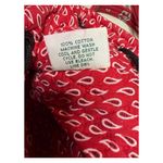 Vera Bradley Vintage Red Bandana Mini Backpack Cotton with Drawstring Photo 9