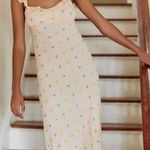 By Anthropologie Scallop‎ Baby Midi Dress Pink Photo 0