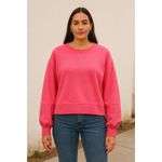 NEXT Pink Cropped Sweatshirt Size M Size M Photo 1