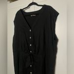 Calvin Klein  Linen Blend Tie Waist Shirt Dress Photo 4