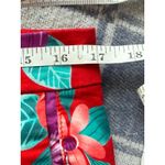 Old Navy  Floral Everyday Shorts‎ Red Tropical Print Casual Size 10 Photo 2