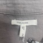 Maurice's  Women’s Linen Blend Gray Jacket Size 2 NEW‎ WITH TAGS OVERSIZED Photo 4