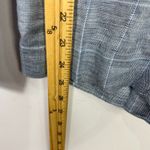 Banana Republic Avery 12P Blue Plaid Linen Blend Pants Career Quiet Luxury Photo 5