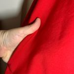 Umi Eason Red Cold Shoulder Short Ruffle Sleeve Dress L Size L Photo 8