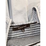 Strut & Bolt  Womens Dress Blue Midi Smocked Ruffle Square Sundress A Line Small Photo 2