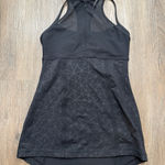 Lululemon Black Pedal Pace Dream Catcher Athletic Tank Top Size 4 Photo 0
