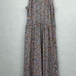 BCBGeneration A-line Midi Dress Sleeveless Surplice Neckline Floral Women's XS Photo 9