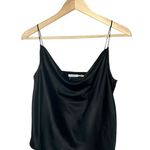 Kimchi Blue Urban Outfitters black satin spaghetti strap slip tank Medium Photo 0
