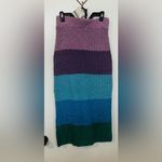 Show Me Your Mumu NWT Revolve  Pippa Sweater Skirt in Sunset Stripe Knit SZ S Photo 2