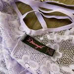 Dreamgirl Purple Lace Lingerie Bodysuit Sheer ~ Size Large Photo 12