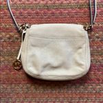 Michael Kors WHITE CREAM PEBBLED LEATHER CROSSBODY FLAP PURSE Photo 6