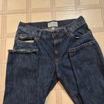 Sun + Stone Dark Wash Denim Jeans 31w straight leg Blue Size 31 Photo 5