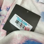 Le lis Collection | White Blue Cloud Tie Dye Off-One-Shoulder Sweater Top S NWT Photo 4