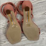 Sam Edelman Maven strappy leather square toe padded heel sandal in clay color. Photo 6