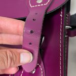 Mini Traditional British Vintage Satchel Boysenberry Crossbody Bag Purple Photo 1