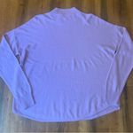 Madewell  Sweater Medium Lavender Purple Relaxed Fit Knit Wool Blend High neck Photo 4