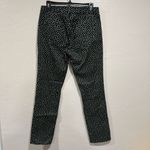 Ann Taylor Loft Womens Black Tan Polka Dot Modern Straight Leg Casual Pants Size Photo 3