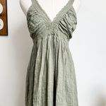 J.F.W Vintage Vintage 90s Green Embroidered Sun Dress size 6 Photo 0