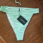 Pretty Little Thing NWT PRETTY LITTLE THINGS MINT MINI CRINKLE TIE FRONT TOP/HIGH LEG BOTTOMS Sz 10 Photo 9