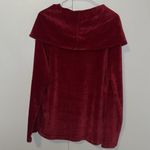 Emerson Street University of Alabama Long Sleeve Velvet Cowl Neck Top Women’s XL Red Photo 3