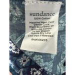 Sundance Floral Print Capri Cropped Pants Petite XL Size Drawstring Blue Casual Photo 7