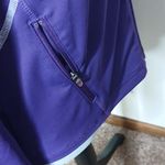 Champion purple athletic zip up sweater size small Photo 5