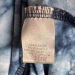 Beach Break blue and white tie dye gathered racerback dress size medium Photo 4