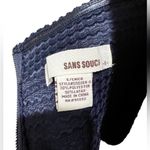 Sans Souci  Navy Strapless Mini‎ Dress Size S Photo 2