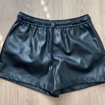 fab'rik Fab’rik Faux Leather Shorts  Photo 0
