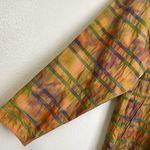 MYCRA PAC One Designer Orange Rain Jacket Coat Striped Zip Up Womens Petite Size undefined Photo 4