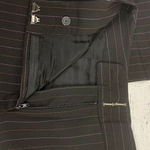 Rafaella  Women's Stretch Black Pin‎ Striped Boot Cut Dress Pants 🆕 [Size 8] NWT Photo 5