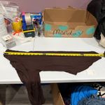 MANGOPOP New! Brown Turtleneck Soft Stretchy One Piece Bodysuit Womens Large Photo 5